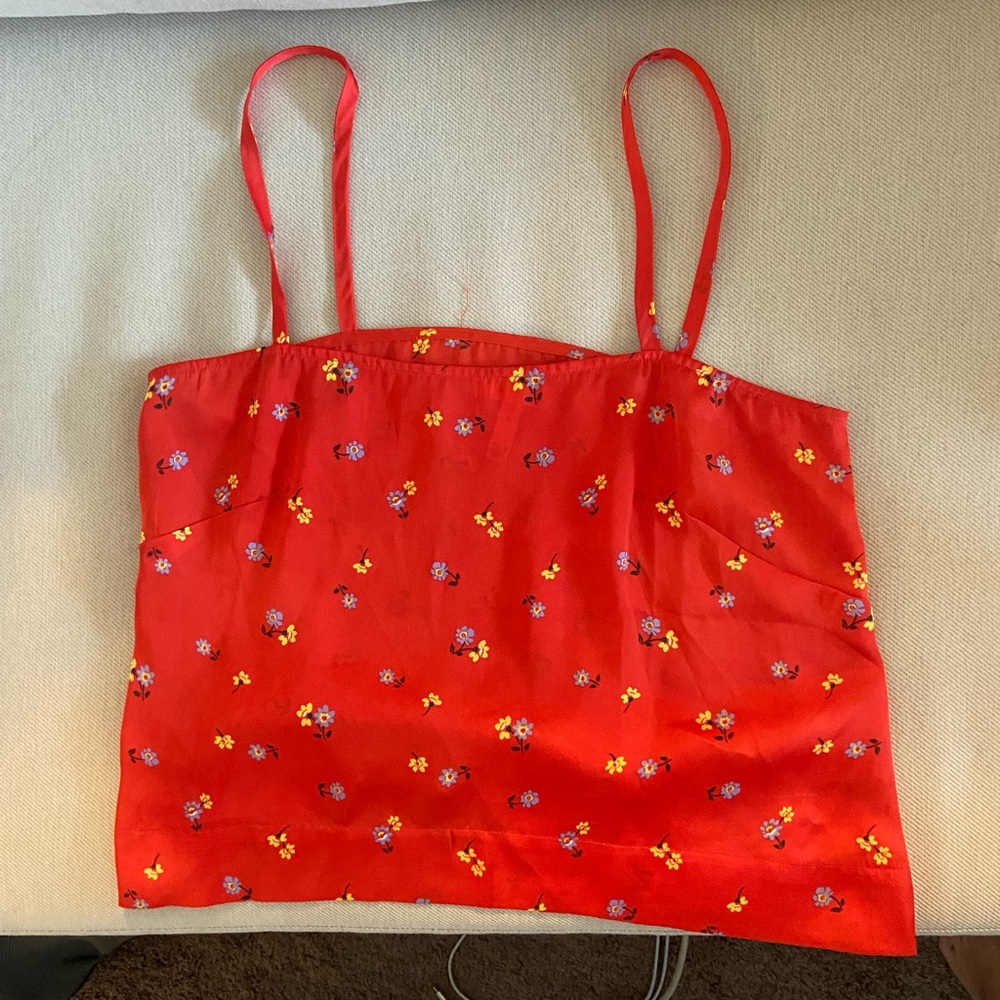 Leith - Fluid Strappy Satin Camisole Size S